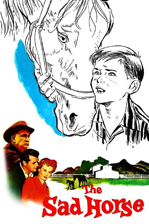Movie poster for The Sad Horse (1959)
