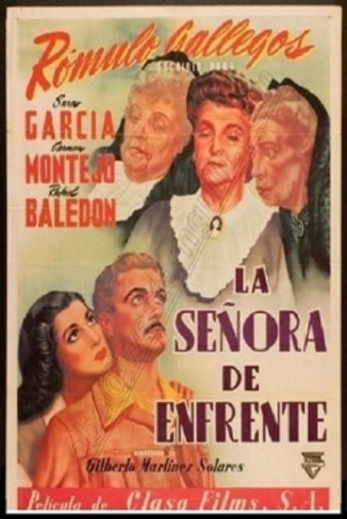 Movie poster for La señora de enfrente (1945)