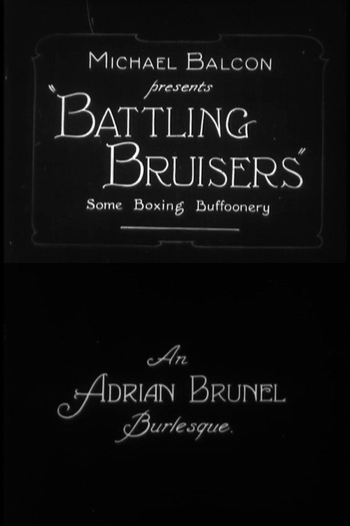 Movie poster for Battling Bruisers: Some Boxing Buffoonery (1925)