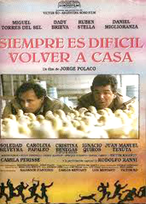 Movie poster for Siempre es difícil volver a casa (1992)