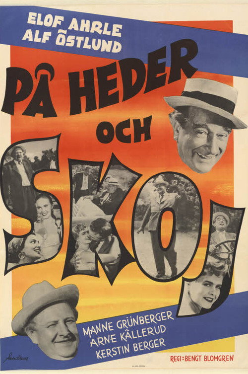 Movie poster for På heder och skoj (1956)