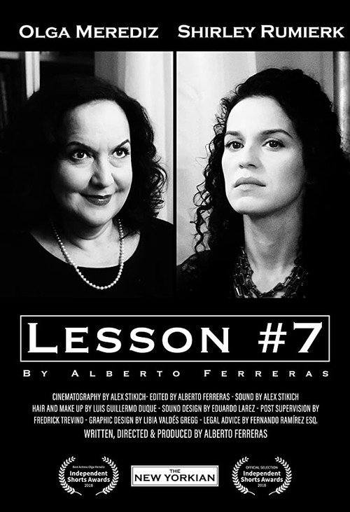 Movie poster for Lesson #7 by Alberto Ferreras (2019)