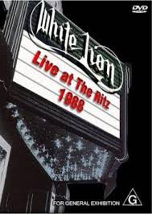 Movie poster for White Lion: Live At The Ritz 1988 (1988)