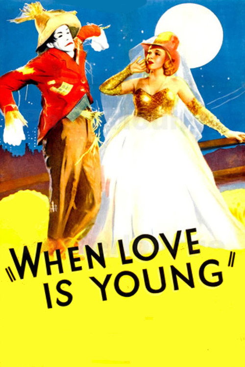 Movie poster for When Love Is Young (1937)