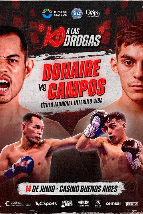 Movie poster for Nonito Donaire vs. Andres Campos (2025)