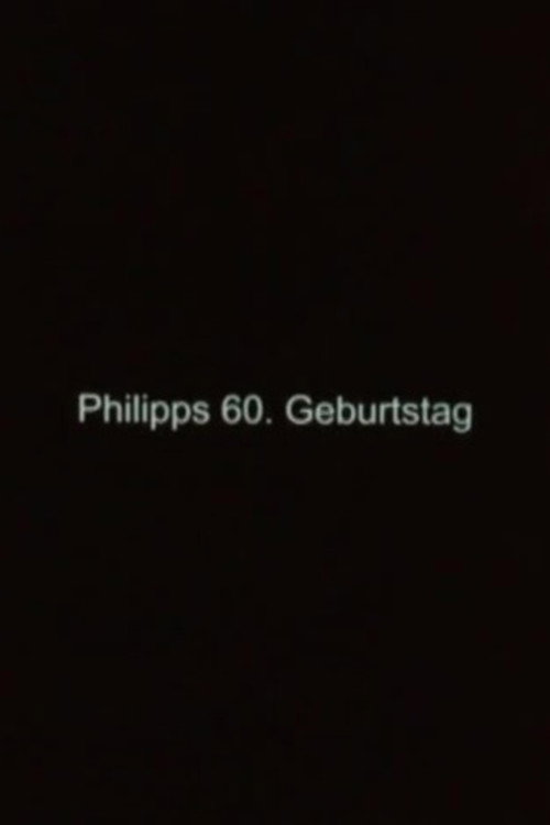 Movie poster for Philipp's 60th Birthday (2014)