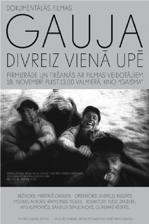 Movie poster for Gauja. Twice in the River (2013)