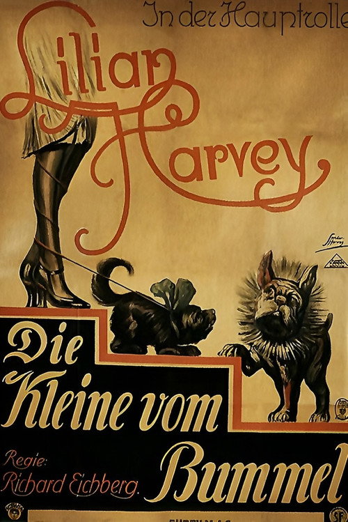 Movie poster for Die Kleine vom Bummel (1925)