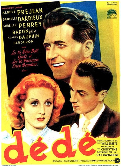 Movie poster for Dédé (1934)