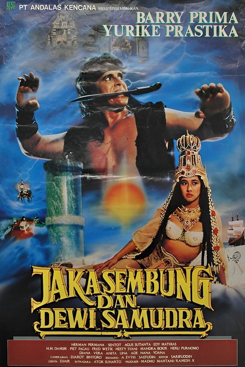 Movie poster for The Warrior and the Ocean Goddess (1990)