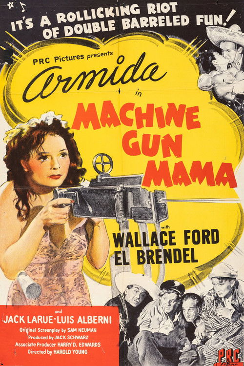 Movie poster for Machine Gun Mama (1944)