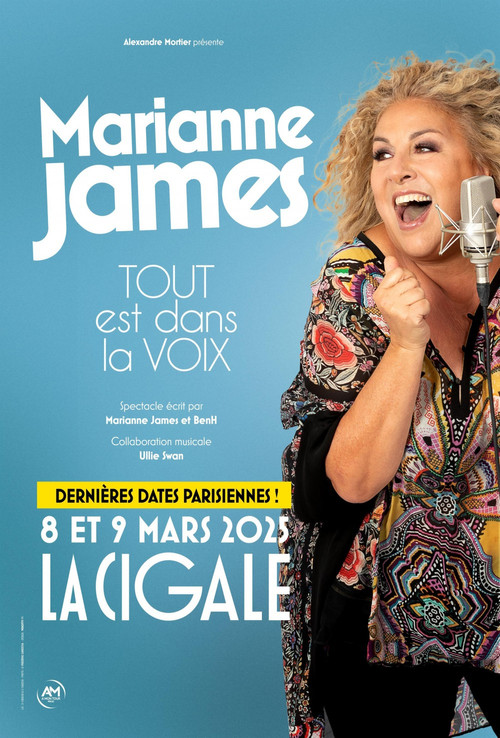 Movie poster for Marianne James : tout est dans la voix (2025)
