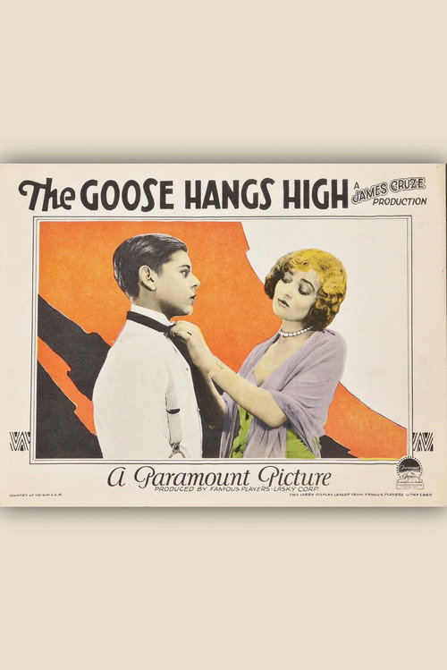 Movie poster for The Goose Hangs High (1925)
