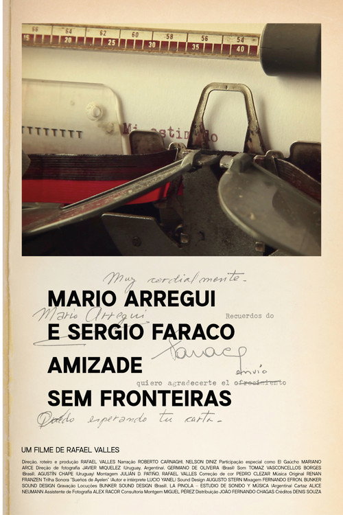 Movie poster for Mario Arregui e Sergio Faraco - Amizade Sem Fronteiras