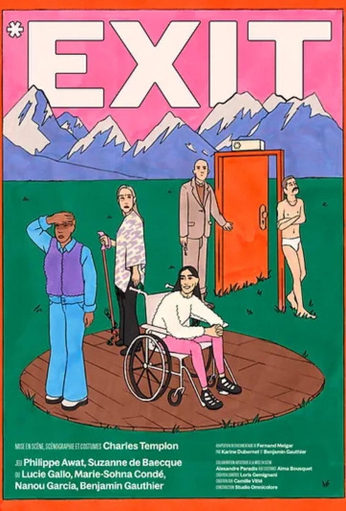 Movie poster for EXIT - Théâtre du Train Bleu - Festival OFF Avignon (2024)
