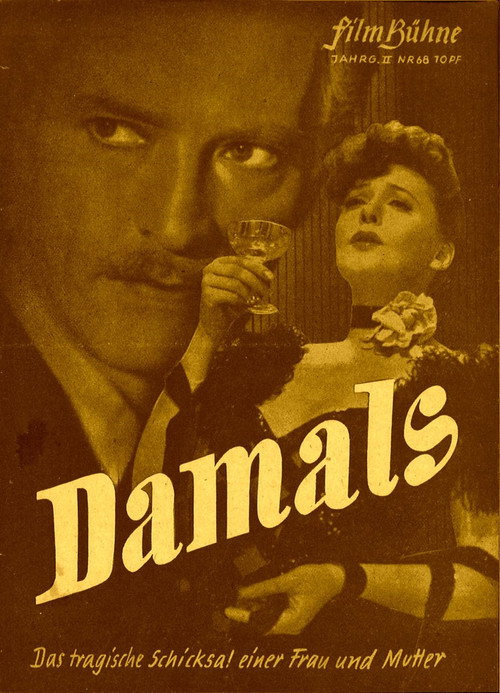 Movie poster for Damals (1943)