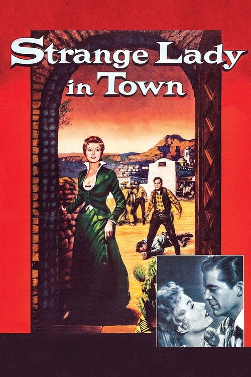 Movie poster for Strange Lady in Town (1955)
