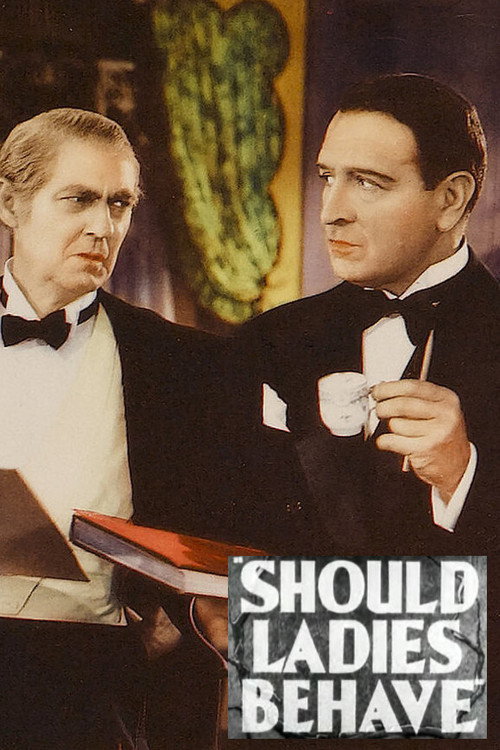 Movie poster for Should Ladies Behave (1933)