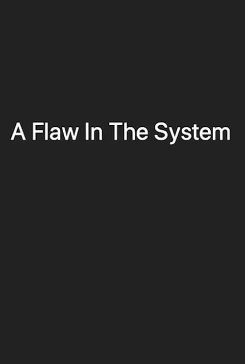 Movie poster for A Flaw In The System (2020)