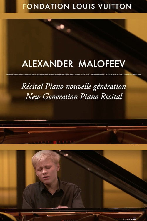 Movie poster for Alexander Malofeev: Fondation Louis Vuitton Recital (2019)