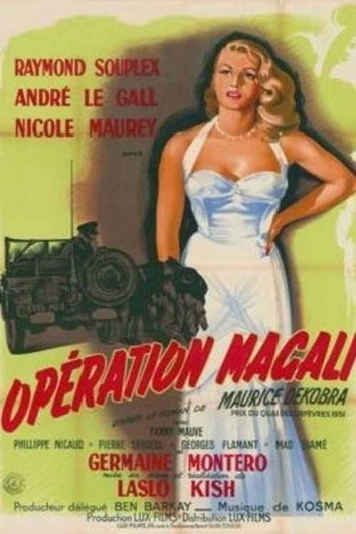 Movie poster for Opération Magali (1953)
