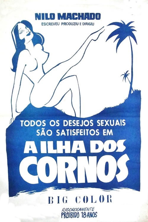 Movie poster for A Ilha dos Cornos (1985)