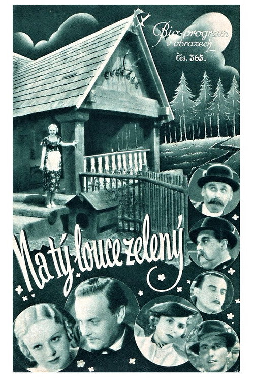 Movie poster for Na tý louce zelený (1936)
