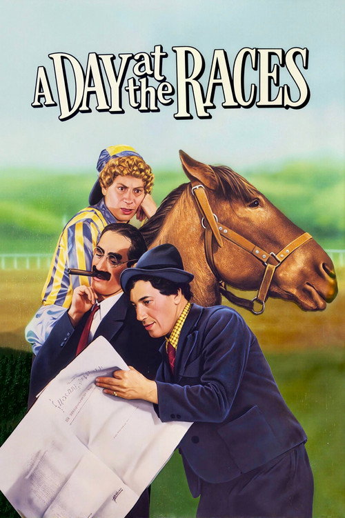 Movie poster for A Day at the Races (1937)