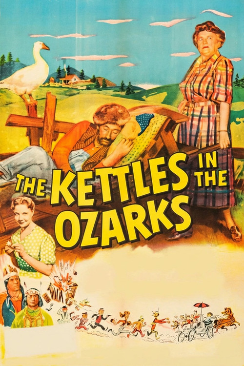 Movie poster for The Kettles in the Ozarks (1956)
