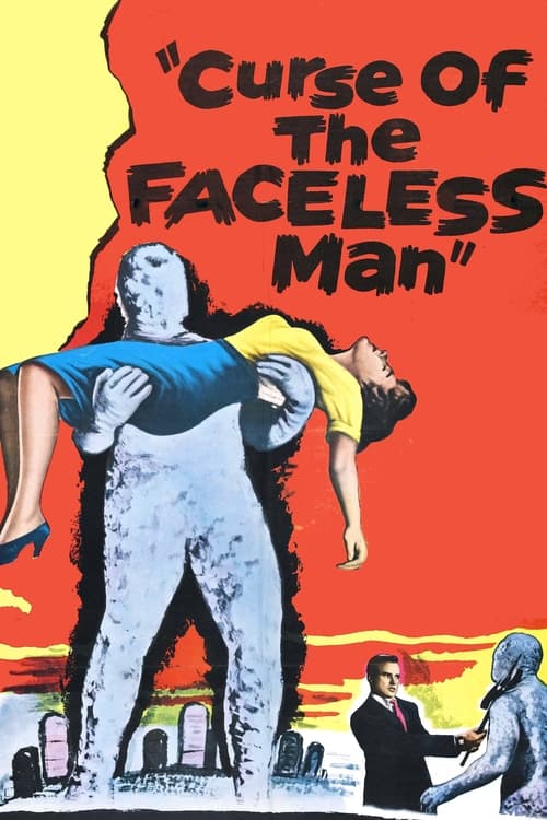 Movie poster for Curse of the Faceless Man (1958)