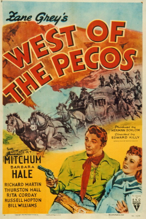 Movie poster for West of the Pecos (1945)
