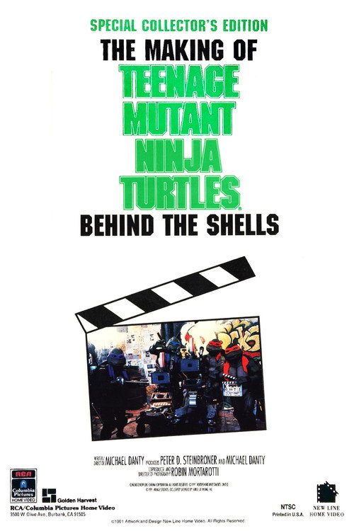 Movie poster for Teenage Mutant Ninja Turtles Mania: Behind the Shells — The Making of 'Teenage Mutant Ninja Turtles' (1991)