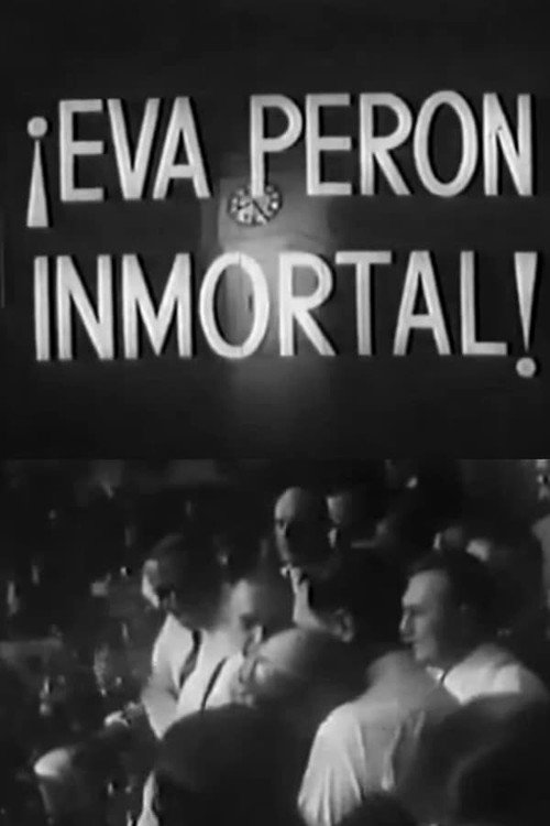 Movie poster for Eva Perón inmortal (1952)