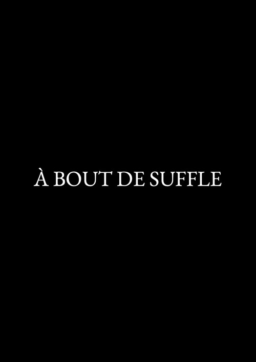 Movie poster for à bout de souffle (2023)