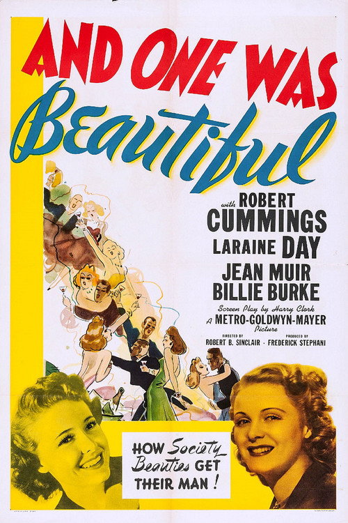 Movie poster for And One Was Beautiful (1940)
