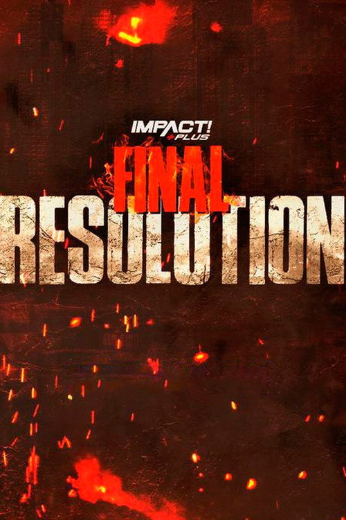 Movie poster for IMPACT Wrestling: Final Resolution 2020 (2020)