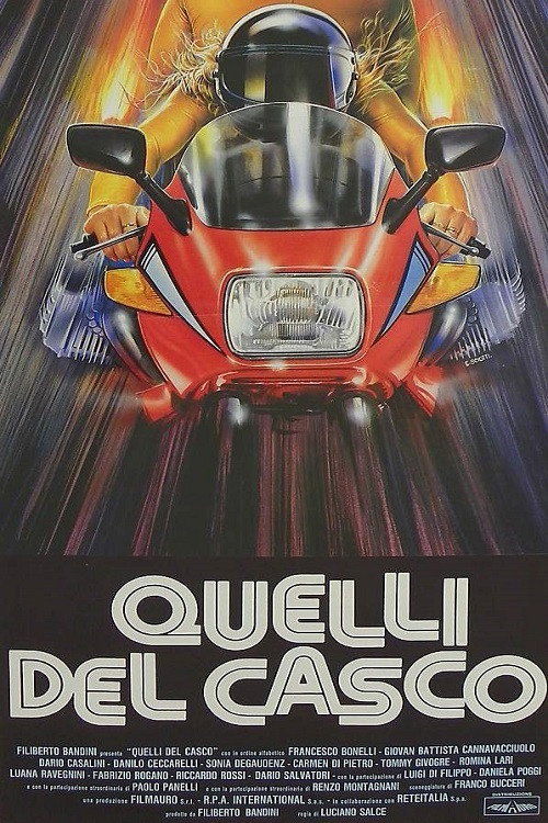 Movie poster for Quelli del casco (1988)