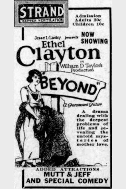 Movie poster for Beyond (1921)