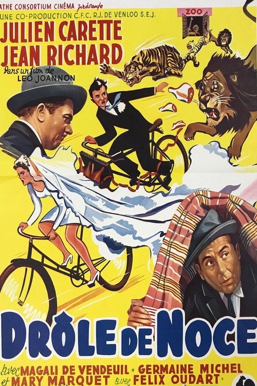 Movie poster for Drôle de noce (1952)