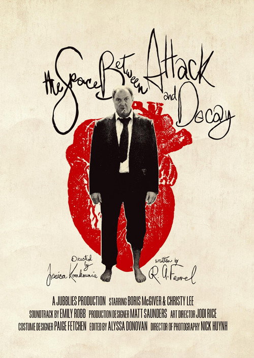 Movie poster for The Space Between Attack and Decay (2025)