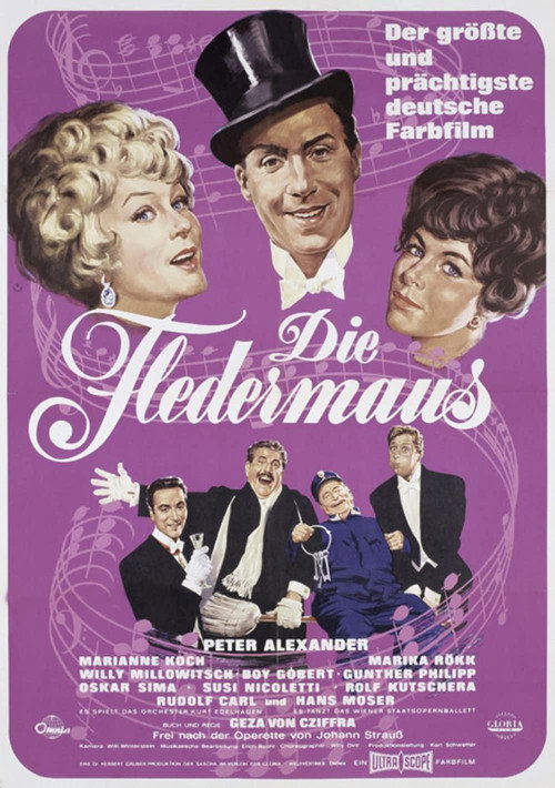 Movie poster for Die Fledermaus (1962)