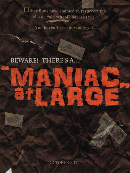 Movie poster for Maniac at Large