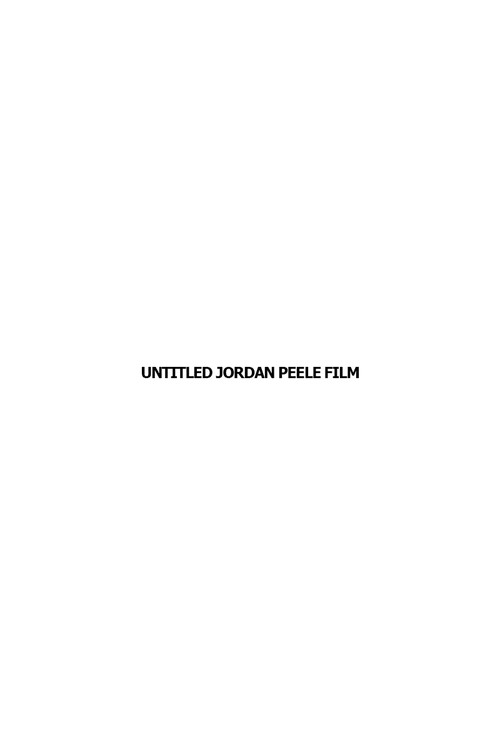 Untitled Jordan Peele Film poster