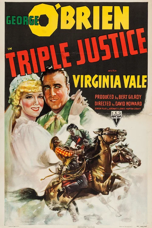 Movie poster for Triple Justice (1940)