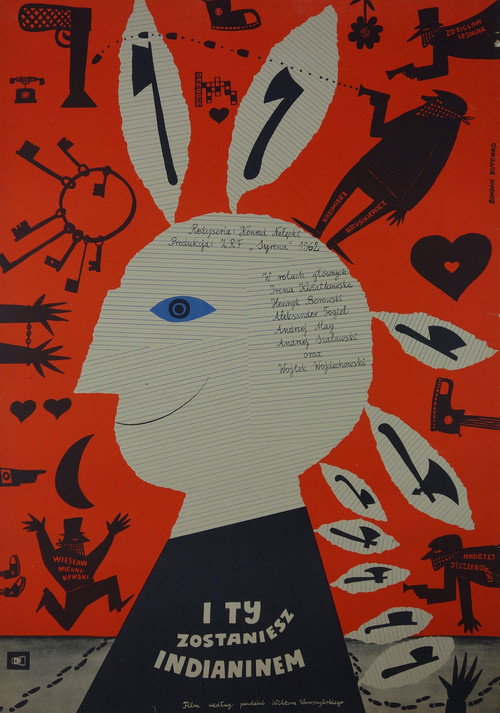Movie poster for I ty zostaniesz Indianinem (1962)
