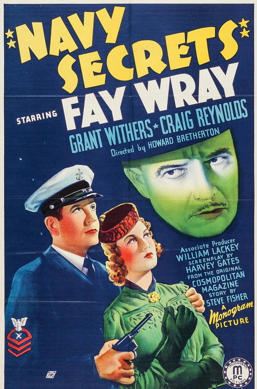 Movie poster for Navy Secrets (1939)