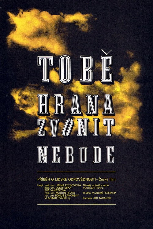 Movie poster for Tobě hrana zvonit nebude (1975)