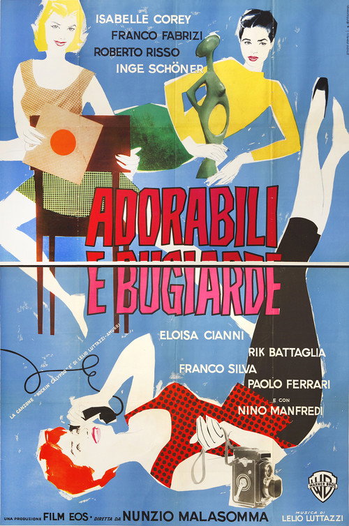 Movie poster for Adorable and Lying (1958)