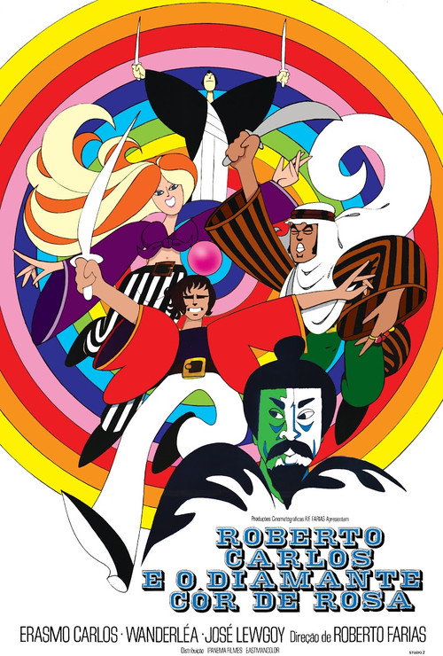 Movie poster for Roberto Carlos e o Diamante Cor-de-Rosa (1970)