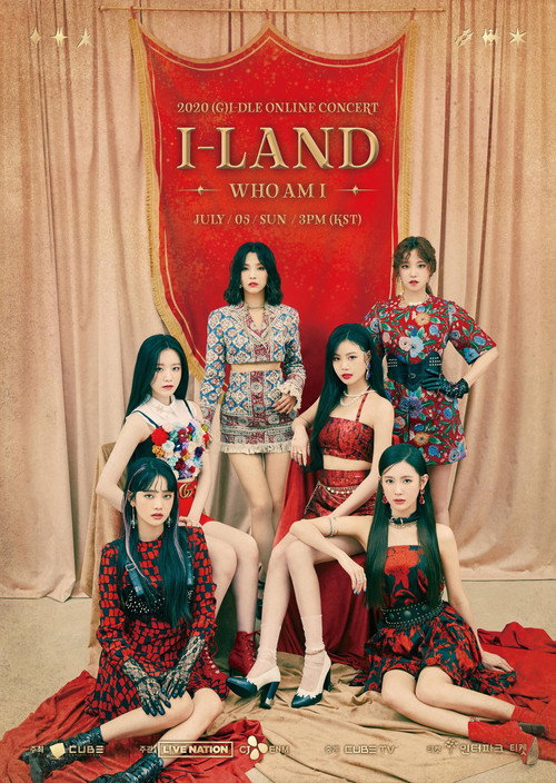 Movie poster for 2020 (G)I-DLE Online Concert 'I-Land : Who Am I' (2020)